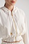 SUGARFREE-Γυναικεία κοντή πετσετέ ζακέτα SUGARFREE 23813175 εκρού
