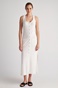 SUGARFREE-Γυναικείο maxi πετσετέ φόρεμα SUGARFREE 23814230 λευκό