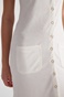 SUGARFREE-Γυναικείο maxi πετσετέ φόρεμα SUGARFREE 23814230 λευκό