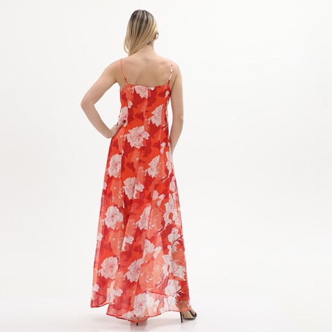 'ALE-Γυναικείο maxi φόρεμα 'ALE 81455803 πορτοκαλί