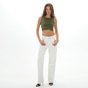 'ALE-Γυναικείο cropped top 'ALE 81572392 χακί