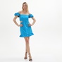 'ALE-Γυναικείο mini φόρεμα 'ALE 8916249 τιρκουάζ