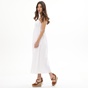 'ALE-Γυναικείο maxi φόρεμα 'ALE 8917155 λευκό