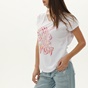 'ALE-Γυναικείο t-shirt 'ALE 8917711 λευκό