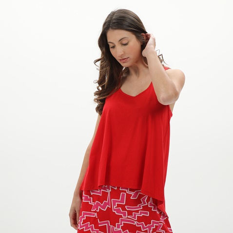 'ALE-Γυναικεία αμάνικη μπλούζα 'ALE 81032405 κόκκινη