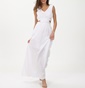 'ALE-Γυναικείο cut out maxi φόρεμα 'ALE 8916488 λευκό