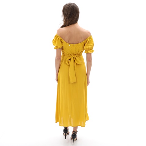 'ALE-Γυναικείο midi φόρεμα 'ALE 8916489 κίτρινο
