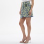 'ALE-Γυναικεία mini φούστα 'ALE 8916018 μπλε κίτρινη