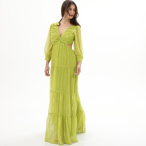 'ALE-Γυναικείο maxi φόρεμα 'ALE 8916557 πράσινο