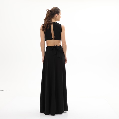 'ALE-Γυναικείο cut out maxi φόρεμα 'ALE 81684755 μαύρο