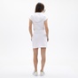 DKNY JEANS-Γυναικείο mini φούτερ φόρεμα DKNY DP3D4775 λευκό