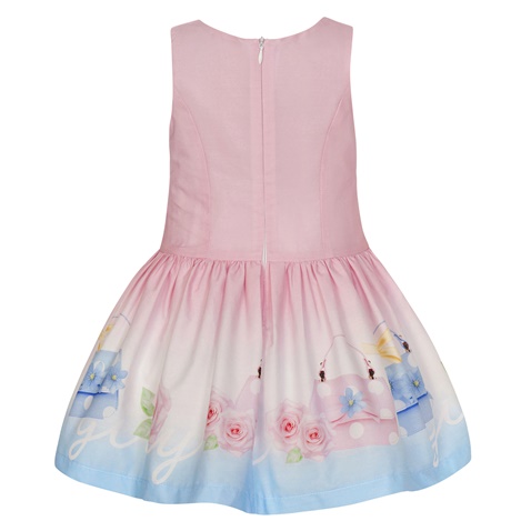 Balloon Chic-Βρεφικό αμάνικο φόρεμα Balloon Chic 231F0265a ροζ (12 μηνών έως 3 ετών)