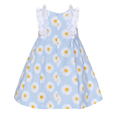 Balloon Chic-Βρεφικό φόρεμα Balloon Chic 231F0268a μπλε floral (από 12 μηνών έως 3 ετών)