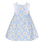 Balloon Chic-Παιδικό φόρεμα Balloon Chic 231F0268b μπλε floral (από 4 έως 6 ετών)