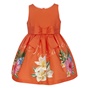 Balloon Chic-Παιδικό αμάνικο φόρεμα Balloon Chic 231F0275b πορτοκαλί floral (από 4 έως 6 ετών)
