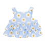 Balloon chic -Παιδική μπλούζα Balloon chic 231F0500a γαλάζια floral (απο 12 μηνών εως 3 ετών)