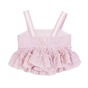 Balloon chic -Παιδική μπλούζα Balloon chic 231F0501a ροζ λευκή ριγέ (απο 12 μηνών εως 3 ετών)