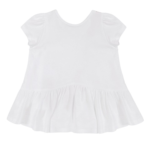 Balloon Chic-Παιδική κοντομάνικη μπλούζα Balloon Chic 231F0505b λευκή (από 4 έως 6 ετών)