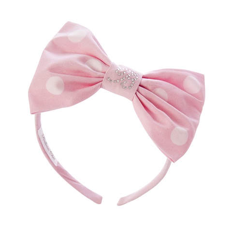 BALLOON-Παιδική στέκα μαλλιών Balloon Chic 231F0994 ροζ λευκή πουά