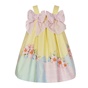 Balloon Chic-Παιδικό αμάνικο φόρεμα Balloon Chic 231F0208a κίτρινο (από 12 μηνών έως 3 ετών)