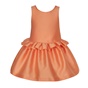 Balloon Chic-Παιδικό σατέν φόρεμα Balloon Chic 231F0214a πορτοκαλί (από 12 μηνών έως 3 ετών)