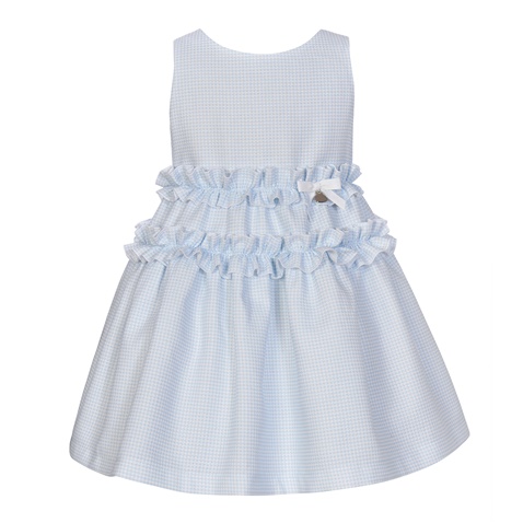 Balloon Chic-Παιδικό αμάνικο φόρεμα Balloon Chic 231F0218a γαλάζιο (από 12 μηνών έως 3 ετών)