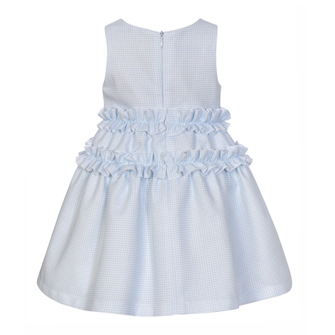 Balloon Chic-Παιδικό αμάνικο φόρεμα Balloon Chic 231F0218a γαλάζιο (από 12 μηνών έως 3 ετών)
