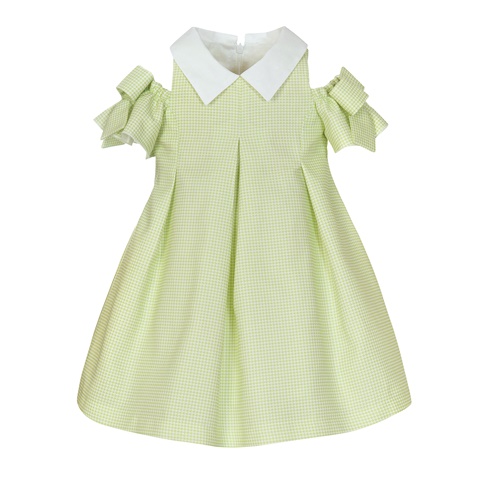 Balloon Chic-Παιδικό φόρεμα Balloon Chic 231F0220b πράσινο (από 4 εώς 6 ετών)