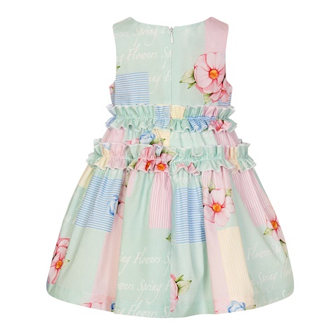 Balloon Chic-Παιδικό φόρεμα Balloon Chic 231F0221a πολύχρωμο (από 12 μηνών έως 3 ετών)