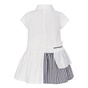 Balloon Chic-Παιδικό φόρεμα Balloon Chic 231F0235a λευκό (απο 12 μηνών εως 3 ετών)