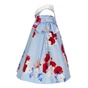 Balloon chic -Παιδικό φόρεμα Balloon chic 231F0242b γαλάζιο floral (απο 4 εως 6 ετών)