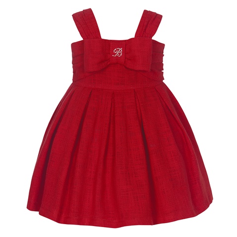 Balloon Chic-Παιδικό φόρεμα Balloon Chic 231F0255b κόκκινο (απο 4 εως 6 ετών)