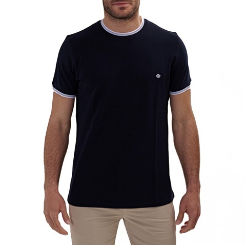DORS-Ανδρικό t-shirt DORS 1134008.C03 μπλε ναυτικό