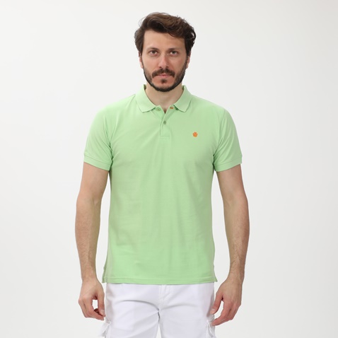 DORS-Ανδρική polo μπλούζα DORS 1134101.C03 πράσινη