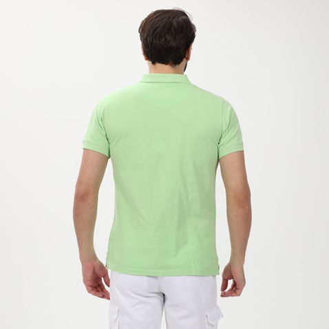 DORS-Ανδρική polo μπλούζα DORS 1134101.C03 πράσινη