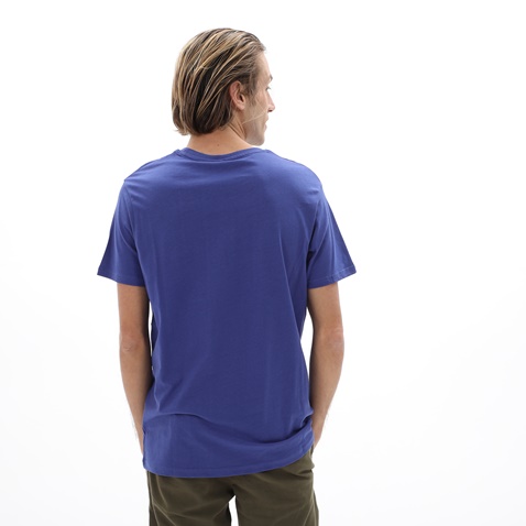 BATTERY-Ανδρικό t-shirt BATTERY 21231133 μπλε μωβ