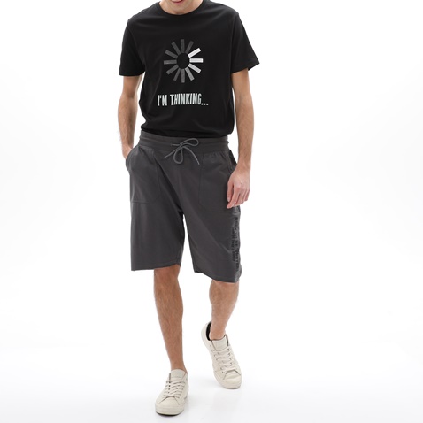 BATTERY-Ανδρικό t-shirt BATTERY 21231136 μαύρο