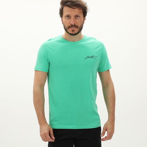 BATTERY-Ανδρικό t-shirt BATTERY 21231141 πράσινο
