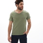 BATTERY-Ανδρικό t-shirt BATTERY 21D9079221 πράσινο