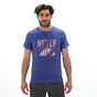 BATTERY-Ανδρικό t-shirt BATTERY 21231155 μπλε