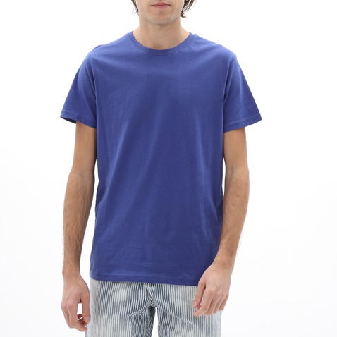 BATTERY-Ανδρικό t-shirt BATTERY 21231156 μπλε