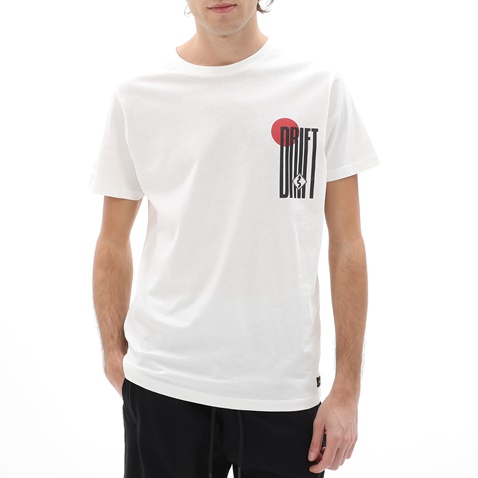 BATTERY-Ανδρικό t-shirt BATTERY 21231144 λευκό