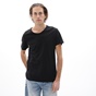 BATTERY-Ανδρικό t-shirt BATTERY 21D9081221 μαύρο