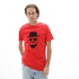 BATTERY-Ανδρικό t-shirt BATTERY 21231146 κόκκινο