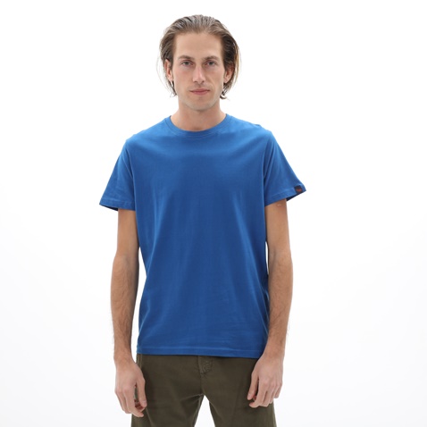 RUN-Ανδρικό t-shirt RUN 21D9100221 ILL BE μπλε