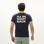 RUN-Ανδρικό t-shirt RUN 21D9100221 μπλε
