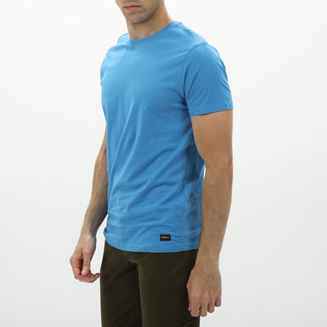 BATTERY-Ανδρικό t-shirt BATTERY 21231159 μπλε