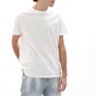 BATTERY-Ανδρικό t-shirt BATTERY 21231159 λευκό