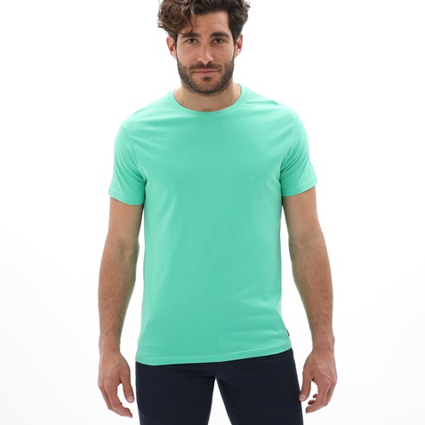 BATTERY-Ανδρικό t-shirt BATTERY 21231159 πράσινο