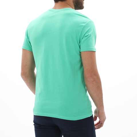 BATTERY-Ανδρικό t-shirt BATTERY 21231159 πράσινο